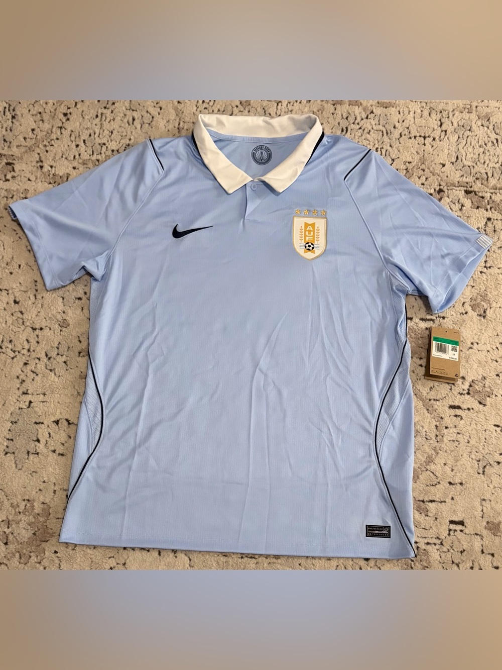 Nike Authentic Uruguay National Team 2026 Soccer IO4680-425 Jersey Men’s Sz: XL
